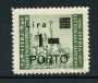 1946 - LOTTO/18694 - ISTRIA  LITORALE SLOVENO -  1 LIRA SU 1 LIRA - LING.