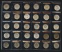 1929/1983 - SVIZZERA - LOTTO/M47471 - COLLEZIONE DI 30 MONETE DA 1/2 FRANCO DIFFERENTI