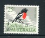 1966 - LOTTO/20419 - AUSTRALIA - 25c. SCARLET ROBIN - NUOVO