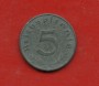 1944 D - GERMANIA REICH - 5 REICHSPEFENNIG - LOTTO/M28167