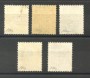 1943 - BASE ATLANTICA - LOTTO/39892 - SOPRASTAMPATI  5v. USATI - FIRMATI G.OLIVA