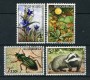 1974 - BELGIO - LOTTO/24475 - SOLIDARIETA' NATURA 4v. - USATI