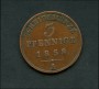 1858 - LOTTO/M16101 - GERMANIA SCHAUMBURG - 3 PFENNING