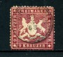 WURTTEMBERG - 1860 - LOTTO/24271 - 9 K. VINACEO - USATO