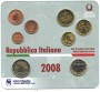 2008 - REPUBBLICA - LOTTO/M41008 - SERIE DIVISIONALE EURO ZECCA