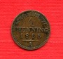 1866 A - PRUSSIA -  LOTTO/M22524 - 1 PFENNING  RAME