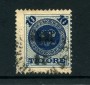 1889 - LOTTO/24061 - SVEZIA - 10 su 12 o. AZZURRO - USATO
