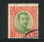 1920 - LOTTO/21094 - ISLANDA - 30 a. ROSSO E VERDE - USATO