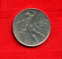 1958 - LOTTO/M21696B - REPUBBLICA - 50 LIRE VULCANO I° TIPO