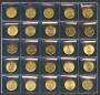 1957/1991 - REPUBBLICA - LOTTO/M43030 - INSIEME DI 25 MONETE DA 20 LIRE ANNATE DIFFERENTI