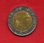 1991 - VATICANO - LOTTO/M48155 - 500 LIRE BICOLORE PAPA G.PAOLO II°