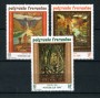 1988 - POLINESIA FRANCESE - LOTTO/20148 - DIPINTI SU TESSUTO 3v. - NUOVI