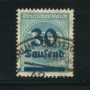 1923 - LOTTO/17870 - GERMANIA REICH - 30t. su 200m. AZZURRO - USATO