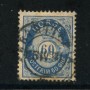 1877 - LOTTO/20528 - NORVEGIA - 60 ore AZZURRO BLU - USATO