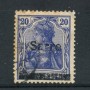 1920 - SARRE - LOTTO/20879 - 20p. AZZURRO - USATO