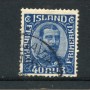 1921 - LOTTO/21108 - ISLANDA - 40 aur. AZZURRO - USATO