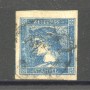 1855 - LOMBARDO VENETO - LOTTO/40521 - 3 Centesimi AZZURRO PER GIORNALI - USATO