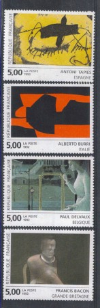 1992 - LOTTO/5232 - FRANCIA - OPERE D'ARTE 4v. NUOVI
