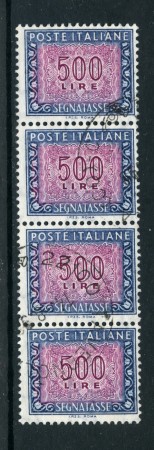 1992 - LOTTO/23188 - REPUBBLICA - 500 Lire SEGNATASSE - STRISCIA USATI