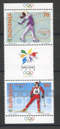 1998 - SLOVENIA - OLIMPIADI DI NAGANO 2v. - NUOVI - LOTTO/33945