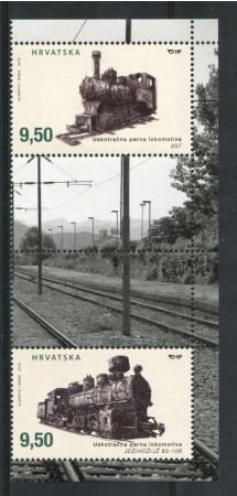 2016 - CROAZIA - LOCOMOTIVE  2v. - NUOVI - LOTTO/33272
