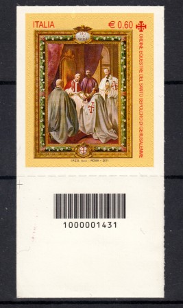 2011 - LOTTO/15410CB - REPUBBLICA - SANTO SEPOLCRO - CODICE A BARRE