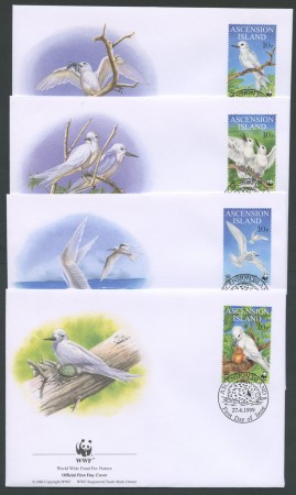 1999 - LOTTO/19363B - ISOLE ASCENSION - STERNA BIANCA 4 FDC.