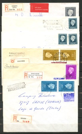 OLANDA - LOTTO/47706 - INSIEME DI 11 BUSTE DI CORRISPONDENZA PER L'ITALIA
