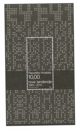 2011 - CROAZIA - ESPOSIZIONE NUOVE TENDENZE FOGLIETTO NUOVO  - LOTTO/33138