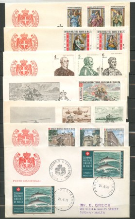 1971/1977 - SOVRANO MILITARE DI MALTA - LOTTO/42792 - INSIEME DI 33 BUSTE  FDC DIFFERENTI