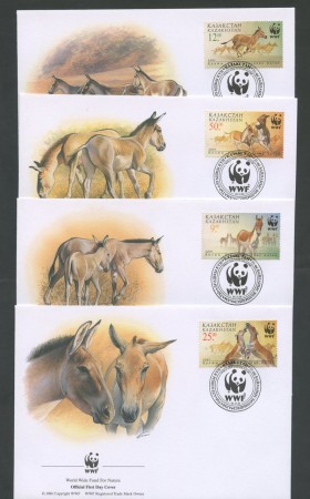 2001 - LOTTO/19339B - KAZAKISTAN - ASINO KULAN 4 FDC.