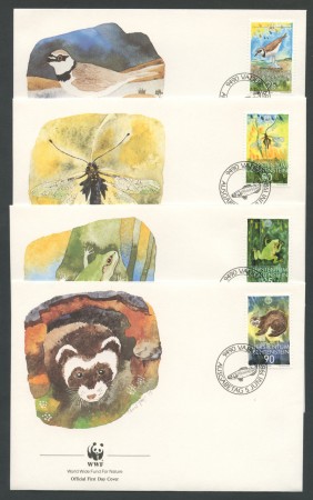 1989 - LOTTO/19304B - LIECHTENSTEIN - PROTEZIONE NATURA 4 FDC.