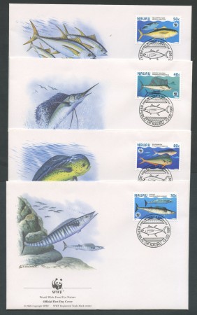 1997 - LOTTO/19327B - NAURU - PESCI PELAGICI 4 FDC.