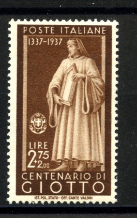 1937 - LOTTO/38005 - REGNO - 2,75+ 2 LIRE GIOTTO - NUOVO