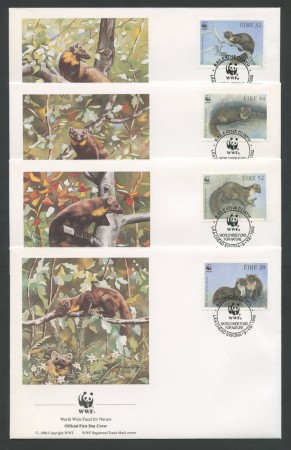 1992 - LOTTO/19253B - IRLANDA - LA MARTORA  4 FDC.