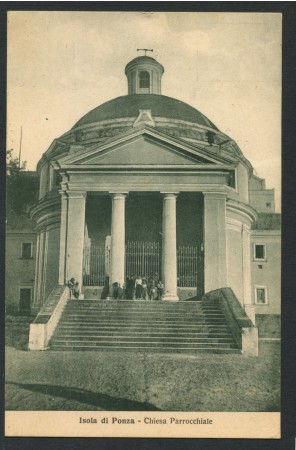 PONZA - 1934 - LOTTO/16712 - ISOLA DI PONZA  CHIESA PARROCCHIALE- VIAGGIATA