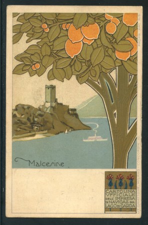 MALCESINE - 1899 - LOTTO/20362GA - NAVIGAZIONE LAGO DI GARDA