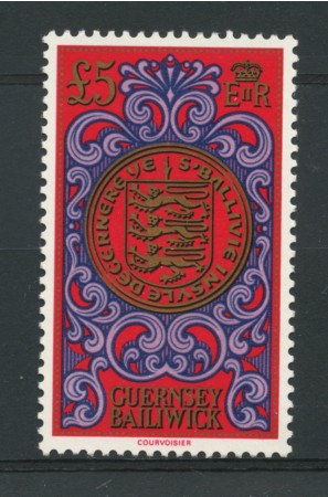 1981 - LOTTO/13426 - GUERNSEY - 5 £. STEMMA DI GUERNSEY