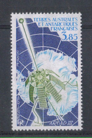 1981 - ANTARTICO FRANCESE  - LBF/1884 - 3,85 Fr. SATELLITE - NUOVO