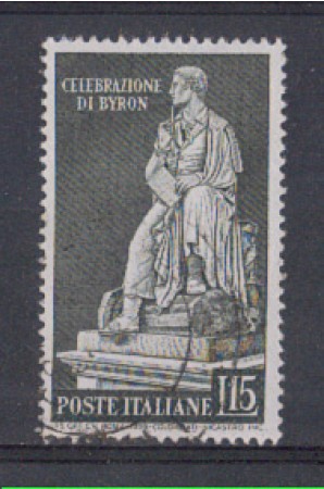1959 - LOTTO/6349U - REPUBBLICA - LORD BYRON USATO