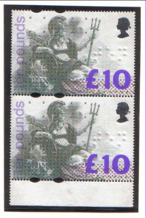 1993 - LBF/2520 -  GRAN BRETAGNA - ALTO VALORE 10 £.