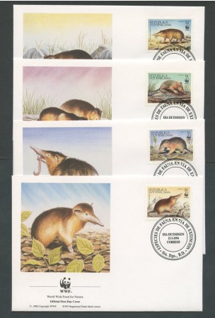 1994 - LOTTO/19283B - REP.DOMINICANA - SOLENODONTE 4 FDC.