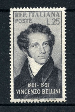 1952 - REPUBBLICA - VINCENZO BELLINI - NUOVO - LOTTO/30332