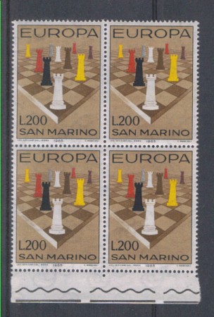 1965 - LOTTO/7897Q - SAN MARINO - EUROPA - QUARTINA
