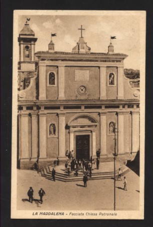 LA MADDALENA (SS) - 1933 - LOTTO/10464 - FACCIATA CHIESA PATRONALE