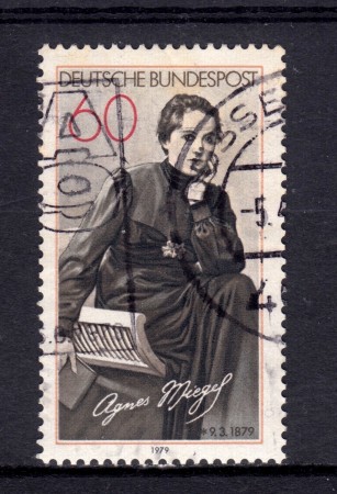 1979 - GERMANIA FEDERALE - AGNESE MIEGEL - USATO - LOTTO/31431U