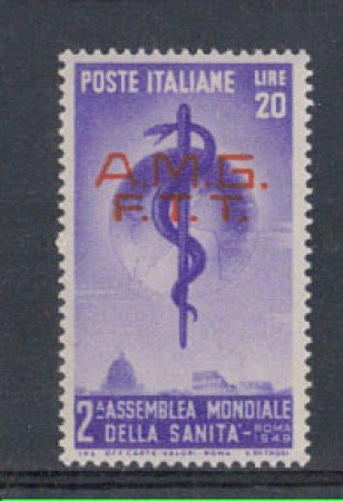 1949 - LOTTO/10226N - TRIESTE A - 20 LIRE  SANITA'