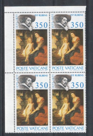 1977 - LOTTO/6969Q - VATICANO - RUBENS - QUARTINA