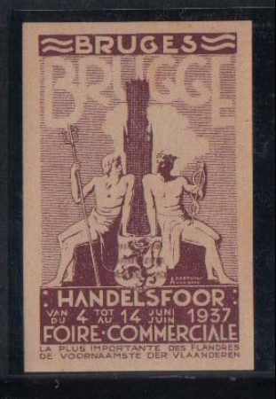 FRANCIA - 1937 - LOTTO/1737 - FIERA DI BRUGES