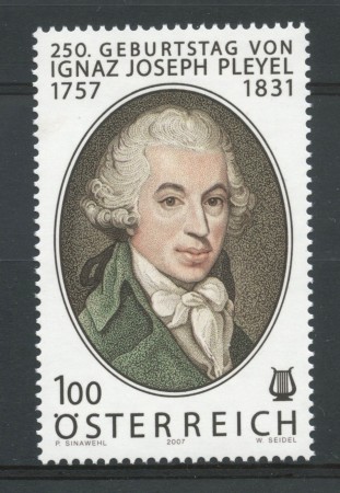 2007 - AUSTRIA - JOSEPH  PLEYEL - NUOVO - LOTTO/33398